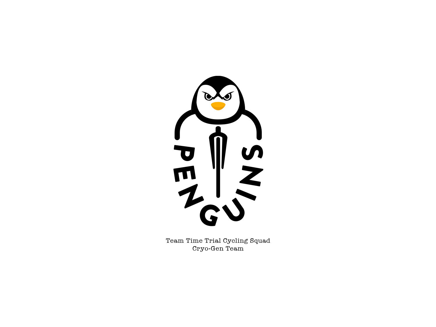 Zwift eCycling Team Logo: Cryo-Gen Penguins