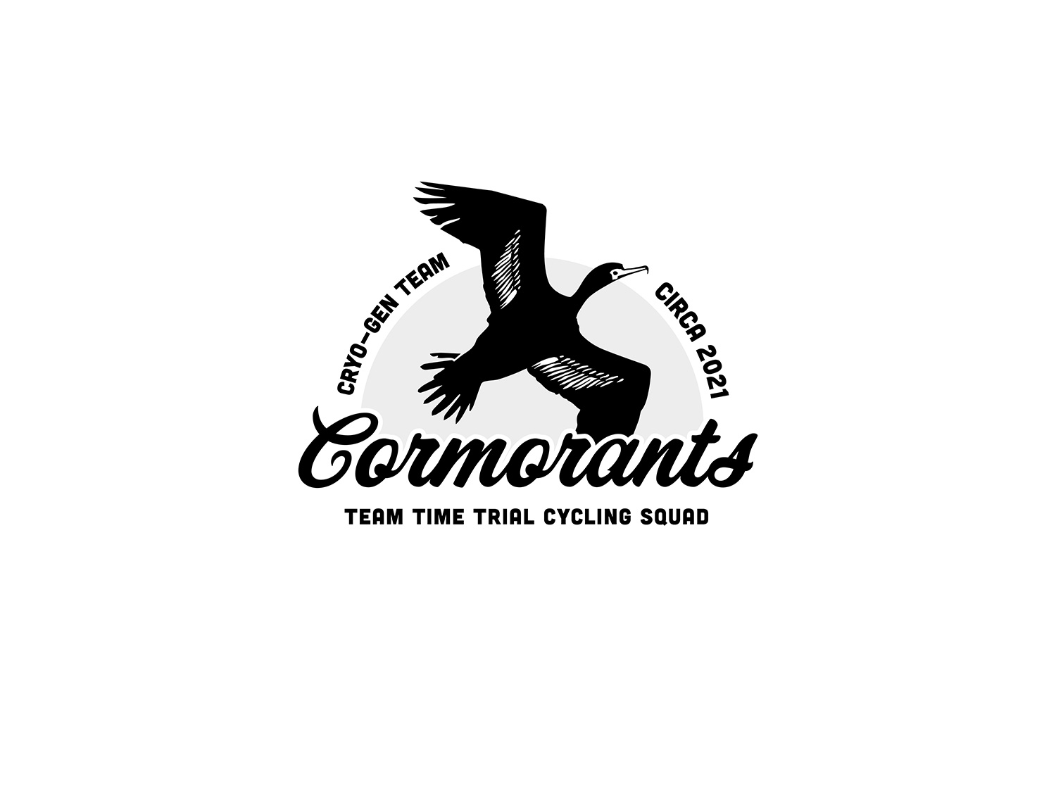 Zwift eCycling Team Logo: Cryo-Gen Cormorants